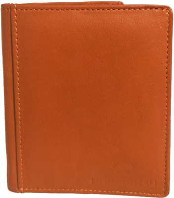 

NUKAICHAU Men Brown Genuine Leather Wallet(6 Card Slots)