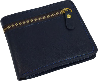 

Ammvi Creations Men Blue Artificial Leather Wallet(5 Card Slots)