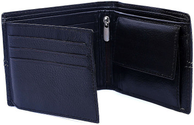 

NUKAICHAU Men Blue Genuine Leather Wallet(6 Card Slots)