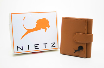 

NIetz Boys Tan Genuine Leather Wallet(6 Card Slots)