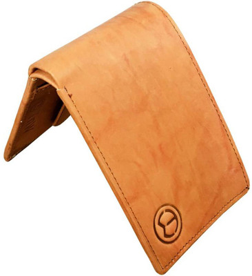 

KnW Boys Tan Genuine Leather Wallet(3 Card Slots)