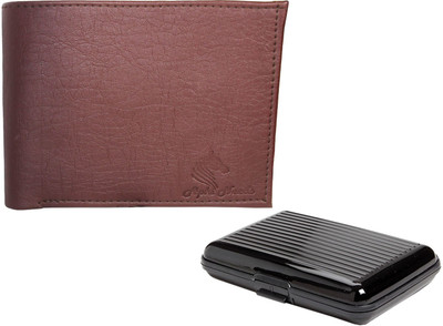 

apki needs Boys Brown, Black Artificial Leather Wallet(6 Card Slots), Black;brown