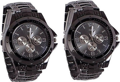 

Shree Full Black Color Analog Watch 6696601 Watch - For Men