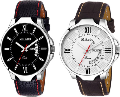 

Mikado High quality day and date watches combo for Men's Watch - For Men