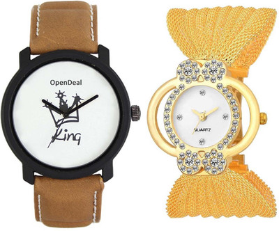 

OpenDeal New Fast Selling Combo Watch For Men Women Couple watch Watch - For Couple