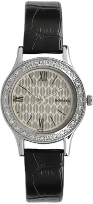 

Sonata 8123SL03 Stardust Watch - For Women