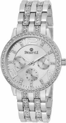 

Swisstyle SS-LR0250-SLV-SLV Watch - For Men & Women