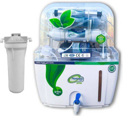 

Florentine Lotus 12 L RO + UV + UF Water Purifier(White)