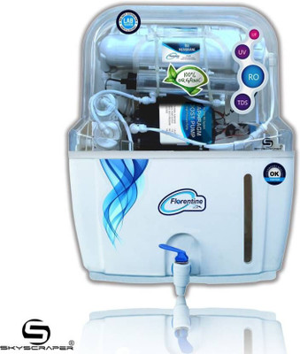 

Florentine Life 15 L RO + UV + UF Water Purifier(White)