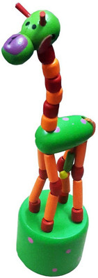 

Desi Karigar Swing Dancing Standing Giraffe(Multicolor)