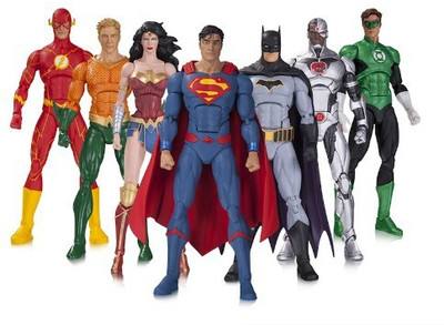 

DC Collectibles Justice League Rebirth Action Figure 7 Pack(Multicolor)