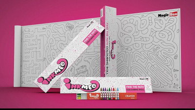 

UNTOLD Inkmeo Children Wall Coloring chart - Find the Path