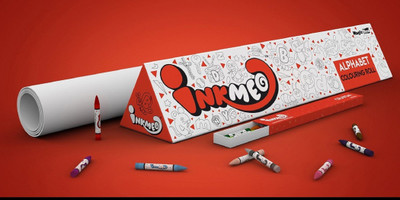 

UNTOLD Inkmeo Children Wall Coloring chart - Alphabets