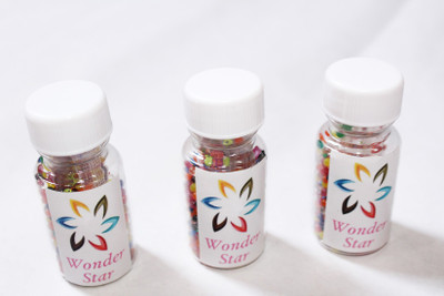 

Wonder Star Crystal Water Jelly Balls/Beads Bottle Packing Set Colorful Magic Mud Soil Gel 500+ Beads Mixed Multi Color (3 Bottle Combo)