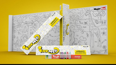 

UNTOLD Inkmeo Children Wall Coloring chart - Animals