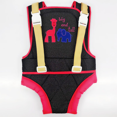 

Smilemakers Baby Carrier cotton with Denim (Printed) Baby Carrier(Pink, Front carry facing out)