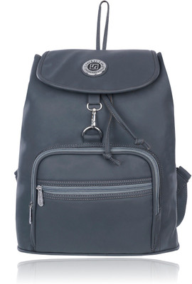 

Leather Land Imported Smooth Leather In Grey 5 L Backpack(Grey), Dark grey