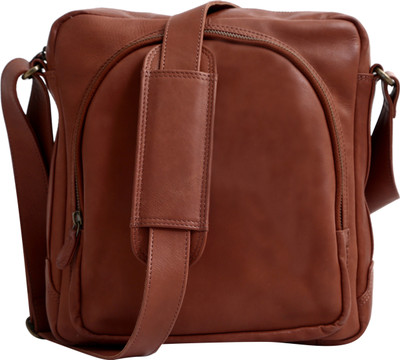 

Taurus Indicus CNM2017/03BR Genuine leather Waterproof Sling Bag(Brown, 12 inch)