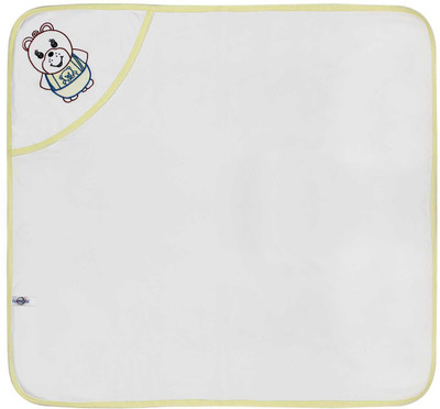 

Tumble Cotton Terry 360 GSM Bath Towel(Yellow, White), White;yellow
