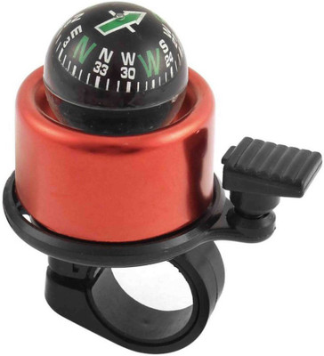Asraw Bicycle Thumb Bell With Compass Bell(Red)