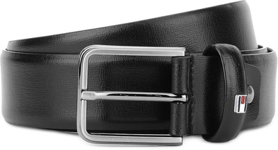 Tommy Hilfiger Men Formal Black Genuine Leather Belt