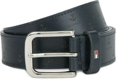 

Tommy Hilfiger Men Casual Blue Genuine Leather Belt, Navy