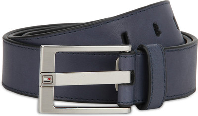 

Tommy Hilfiger Men Casual Blue Genuine Leather Belt, Navy