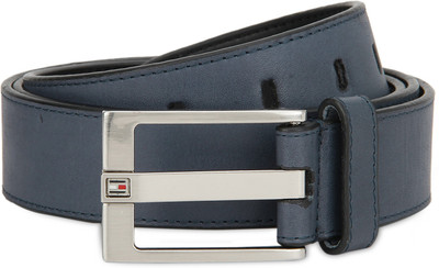 

Tommy Hilfiger Men Casual Blue Genuine Leather Belt, Navy