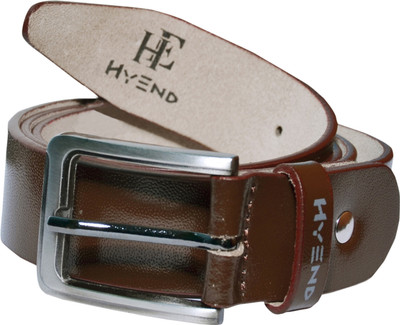 

HyEnd Boys Formal, Casual, Evening, Party Brown Genuine Leather Belt