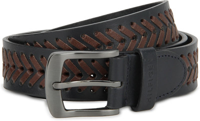 

Tommy Hilfiger Men Casual Blue Genuine Leather Belt, Navy/burgandy