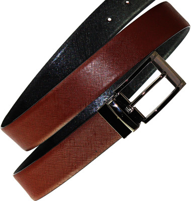 

POLLSTAR Men Formal, Casual Black, Brown Genuine Leather Reversible Belt