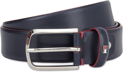 

Tommy Hilfiger Men Casual Blue Genuine Leather Belt, Navy/red