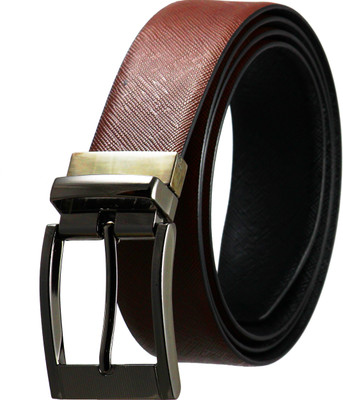 

POLLSTAR Men Formal, Casual Black, Brown Genuine Leather Reversible Belt