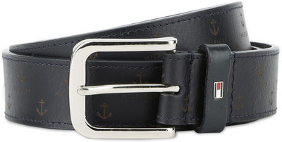 

Tommy Hilfiger Men Casual Blue Genuine Leather Belt, Navy