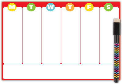 

Nourish WB-11 White board(12 inch x 8 inch)