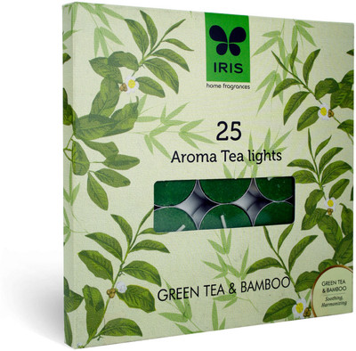 

Iris Green Floating Candle - Pack of 25 Candle(Green, Pack of 25)