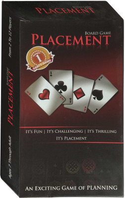 

Kirat Placement Board Game Toys Card Strategy game for Kids to Adults Full Family Game for 2 to 12 players(Multicolor)