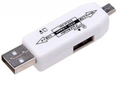 

Oxza OTG smart Card Reader + 2.0 hub Adapter For Android Smart phone PC TF Micro Card Reader(Multicolor)