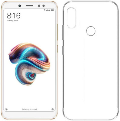 Mobizworld Back Cover for Mi Redmi Note 5 Pro(Transparent)