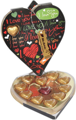 

Moshiks 11 HEART BLACK BOX MILK CHOCOLATE Bars(0.11 kg)