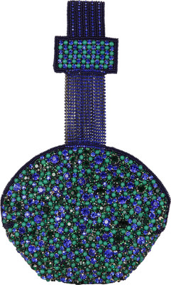 

RICHLYNN Party Blue, Green Clutch