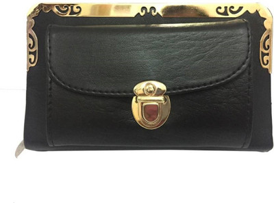 

ratan's Casual Black Clutch