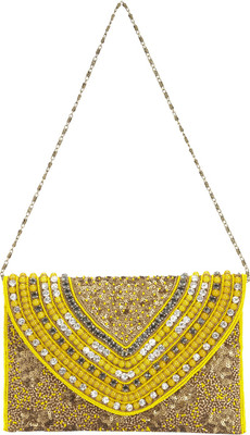 

RICHLYNN Party Gold Clutch