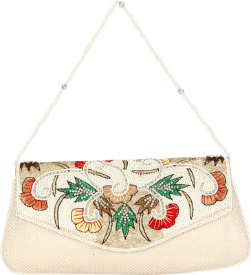 

RICHLYNN Party Beige Clutch