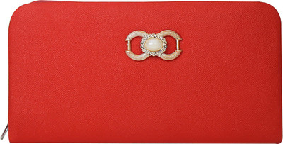 Upshot Casual Red Clutch