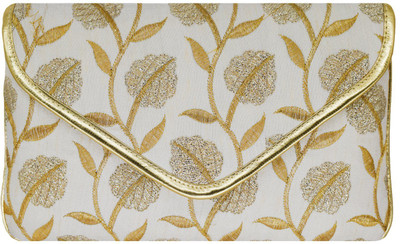 

Bagaholics Party Gold Clutch