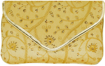 

Bagaholics Party Gold Clutch