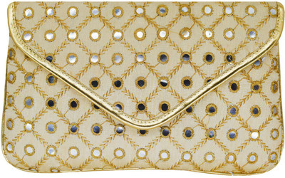 

Bagaholics Party Gold Clutch