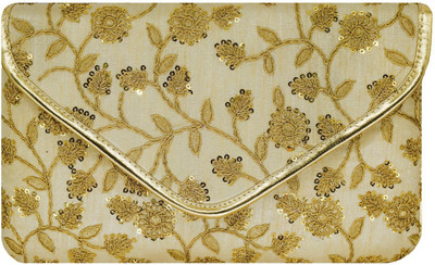 

Bagaholics Party Gold Clutch