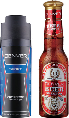

Denver Blue Sport Deo & Beer Shampoo Combo Set(Set of 2)